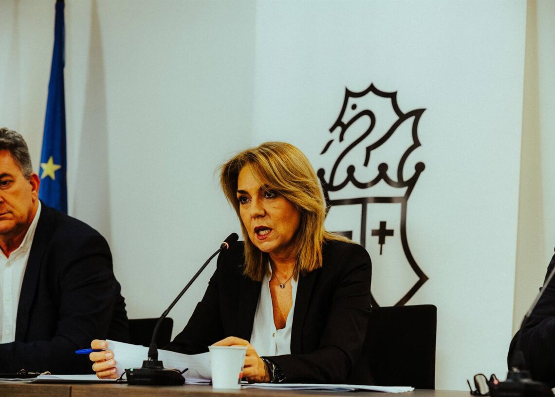 La vicepresidenta portavoz, Susana Camarero, comparece tras el pleno del Consell en funcionesROBERTO PLAZA - EUROPA PRESS