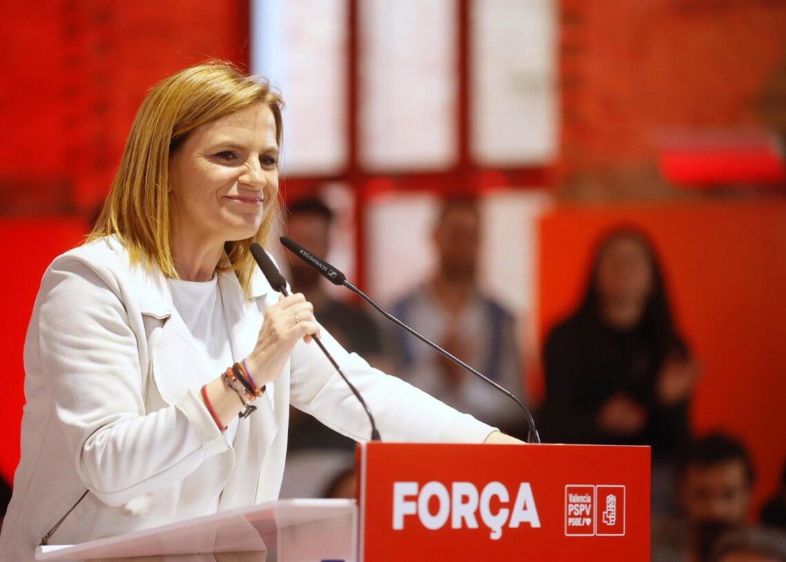 Archivo - La secretaria general del PSPV-PSOE en València, candidata de esta formación a la alcaldía de la ciudad y delegada del Gobierno en la Comunitat Valenciana, Pilar Bernabé.PSPV VALÈNCIA - Archivo
