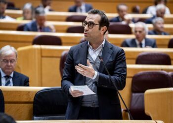 El ministro de Economía, Comercio y Empresa, Carlos Cuerpo, interviene durante una sesión plenaria, a 4 de noviembre de 2025, en Madrid (España). A. Pérez Meca - Europa Press