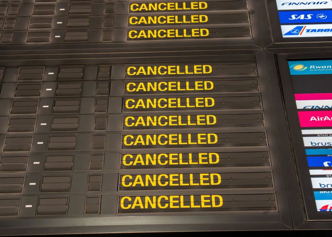 Imagen de archivo de un panel de vuelos en el aeropuerto de BruselasMarius Burgelman / Zuma Press / ContactoPhoto