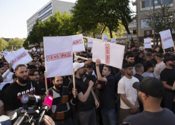 Archivo - Imagen de archivo de una protesta de Muslim Interaktiv en Hamburgo.Europa Press/Contacto/Giordano Stolley - Archivo