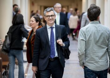 El ministro de la Presidencia, Justicia y Relaciones con las Cortes, Félix Bolaños, a su llegada a una sesión plenaria, a 4 de noviembre de 2025, en Madrid (España)A. Pérez Meca - Europa Press