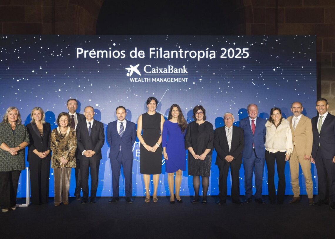 Los galardonados en la octava edición de los Premios de Filantropía de CaixaBank Wealth ManagementCAIXABANK
