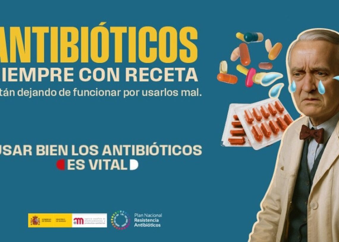 Alexander Fleming, descubridor de la penicilina, recuerda en la última campaña de Sanidad cómo usar los antibióticosAEMPS