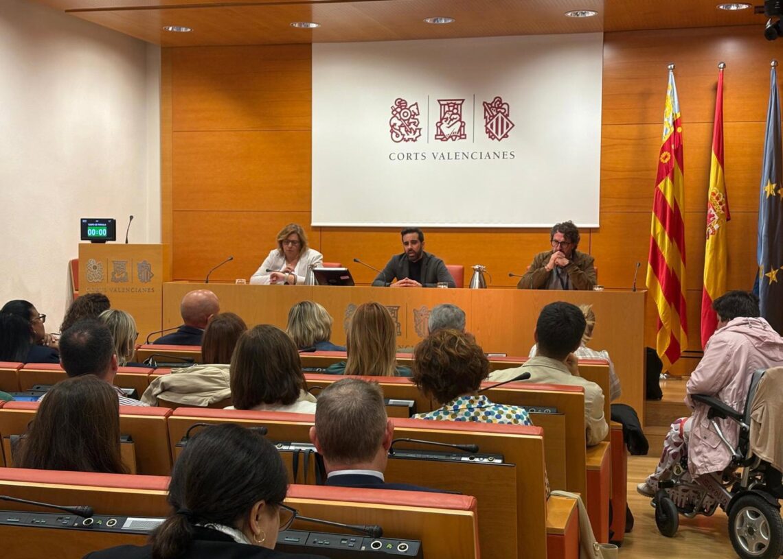 Reunión del PSPV con el grupo socialista en Les CortsPSPV