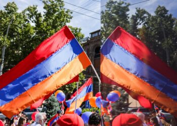 Archivo - Banderas de Armenia.Alexander Patrin/TASS via ZUMA P / DPA - Archivo