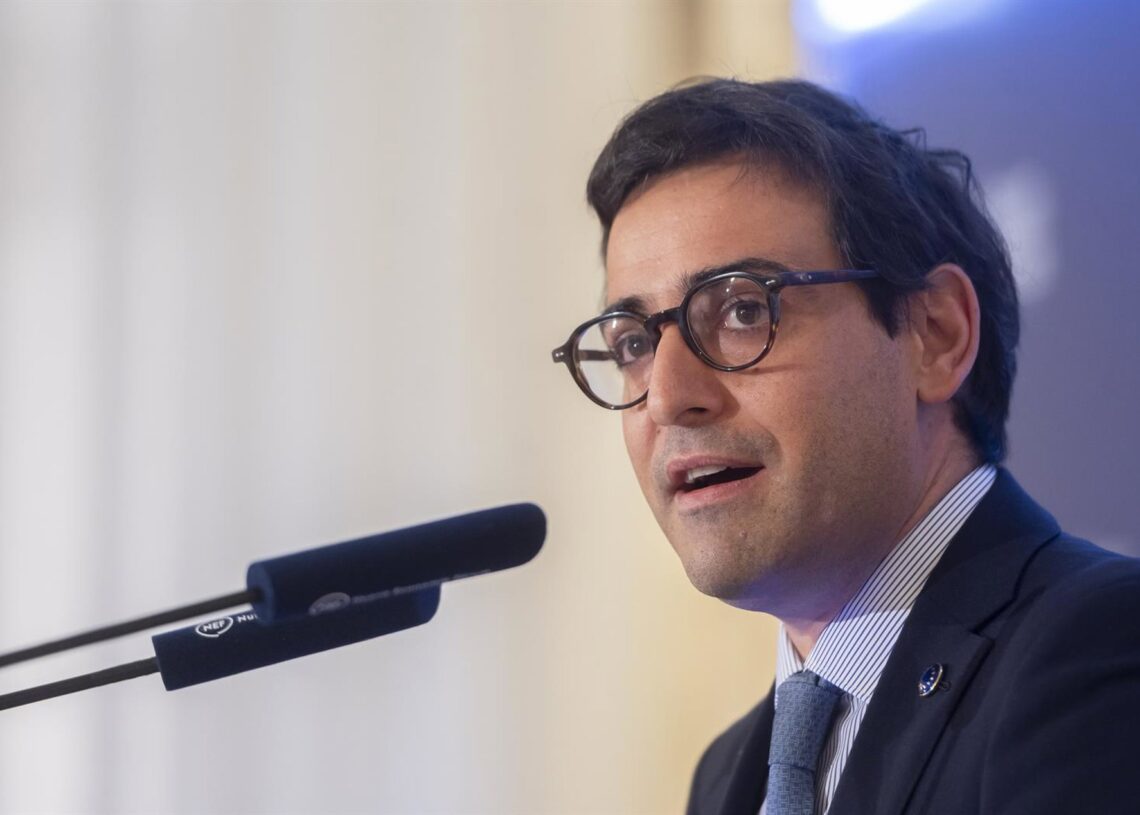 Archivo - El vicepresidente ejecutivo de Prosperidad y Estrategia Industrial de la Comisión Europea, Stéphane Séjourn, en un evento el pasado octubre en Madrid.Alberto Ortega - Europa Press - Archivo