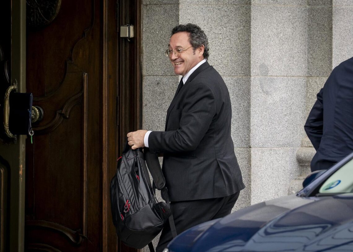 El fiscal general del Estado, Álvaro García Ortiz, , a su llegada la segunda jornada del juicio al fiscal general del Estado, en el Tribunal Supremo, a 5 de noviembre de 2025, en Madrid (España). A. Pérez Meca - Europa Press
