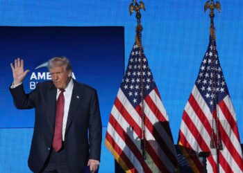 El presidente de Estados Unidos, Donald Trump, en el Foro Empresarial de Estados Unidos en MiamiEuropa Press/Contacto/Carl Juste