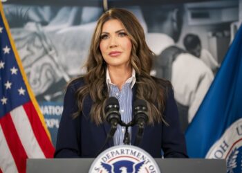 La secretaria de Seguridad Nacional de Estados Unidos, Kristi NoemEuropa Press/Contacto/Tia Dufour/Dhs