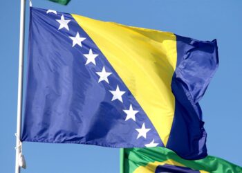 Archivo - Bandera de Bosnia y Herzegovina Europa Press/Contacto/Maksim Konstantinov