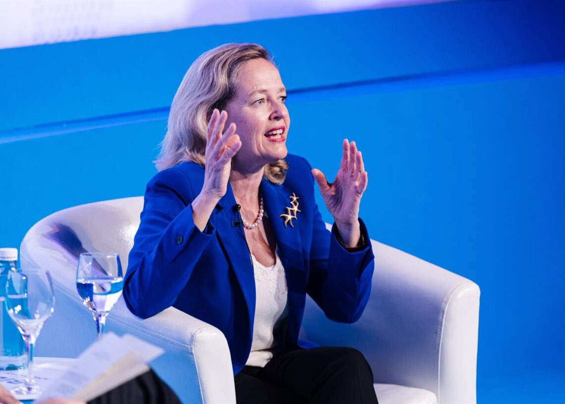 Archivo - La presidenta del Banco Europeo de Inversiones, Nadia Calviño. Carlos Luján - Europa Press - Archivo