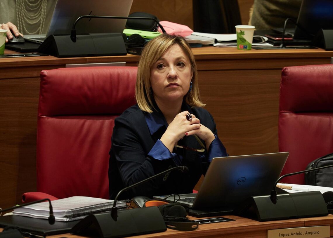 Archivo - La consejera de Interior, Función Pública y Justicia del Gobierno de Navarra, Amparo López.EUROPA PRESS / Eduardo Sanz - Archivo