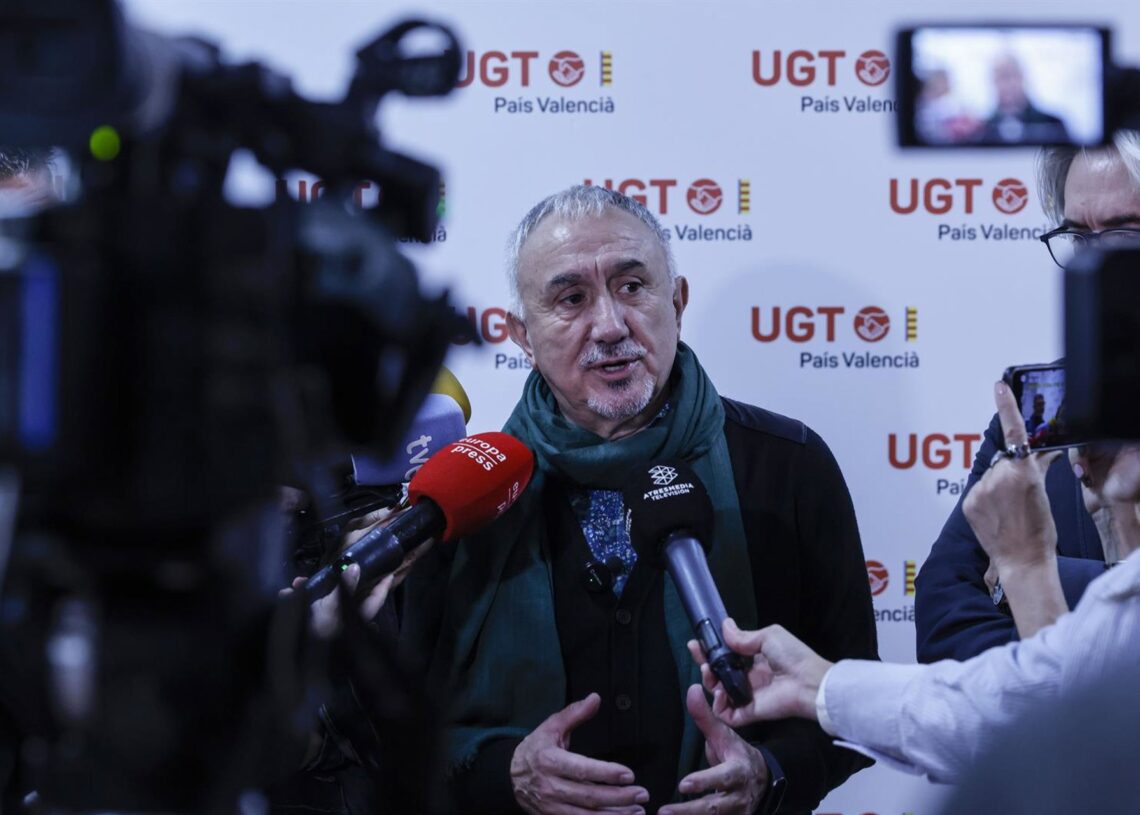 El secretario General de UGT, Pepe Álvarez, participa en la Escola sindical 'Societat i treball', un espacio de encuentro, análisis y formación, que este año pone el foco en la 'Comunicación para nuevas conquistas sindicalesROBER SOLSONA/EUROPA PRESS