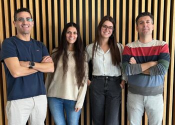 De izquierda a derecha: Alberto Peláez García, Ana Montero Calle, Sofía Jiménez y Rodrigo Barderas (autor principal), responsables de la investigación.ISCIII