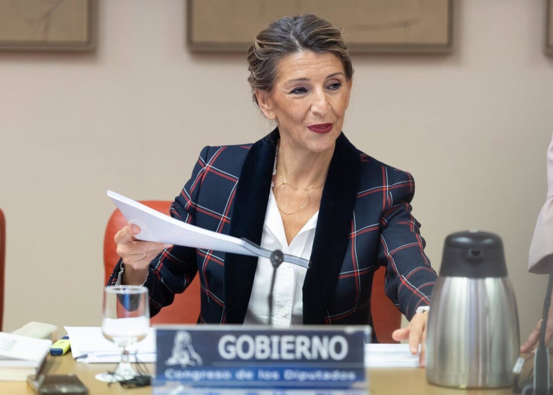 La vicepresidenta segunda del Gobierno y ministra de Trabajo y Seguridad Social, Yolanda Díaz.Eduardo Parra - Europa Press
