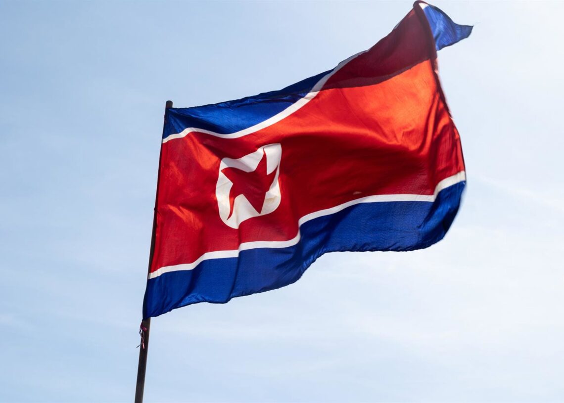 Archivo - Imagen de archivo de una bandera de Corea del Norte.Europa Press/Contacto/Kristian Tuxen Ladegaard Ber