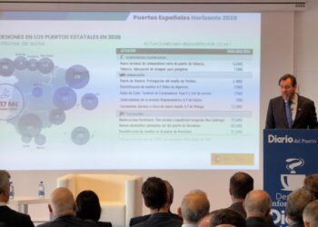 El ministro de Transportes, Óscar Puente, en un desayuno informativoMINISTERIO DE TRANSPORTES