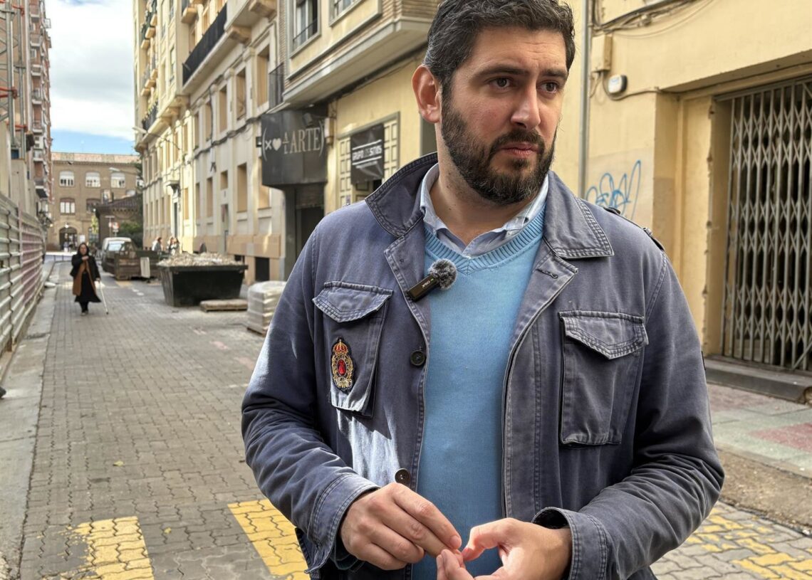 El portavoz de Vox en las Cortes de Aragón, Alejandro Nolasco.EUROPA PRESS