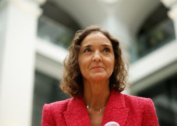 La concejala del Grupo Municipal Socialista de Madrid y Portavoz del Grupo, Reyes Maroto, durante un pleno extraordinario del Ayuntamiento de Madrid, en el Palacio de Cibeles, a 24 de octubre de 2025, en Madrid (España).Alejandro Martínez Vélez - Europa Press