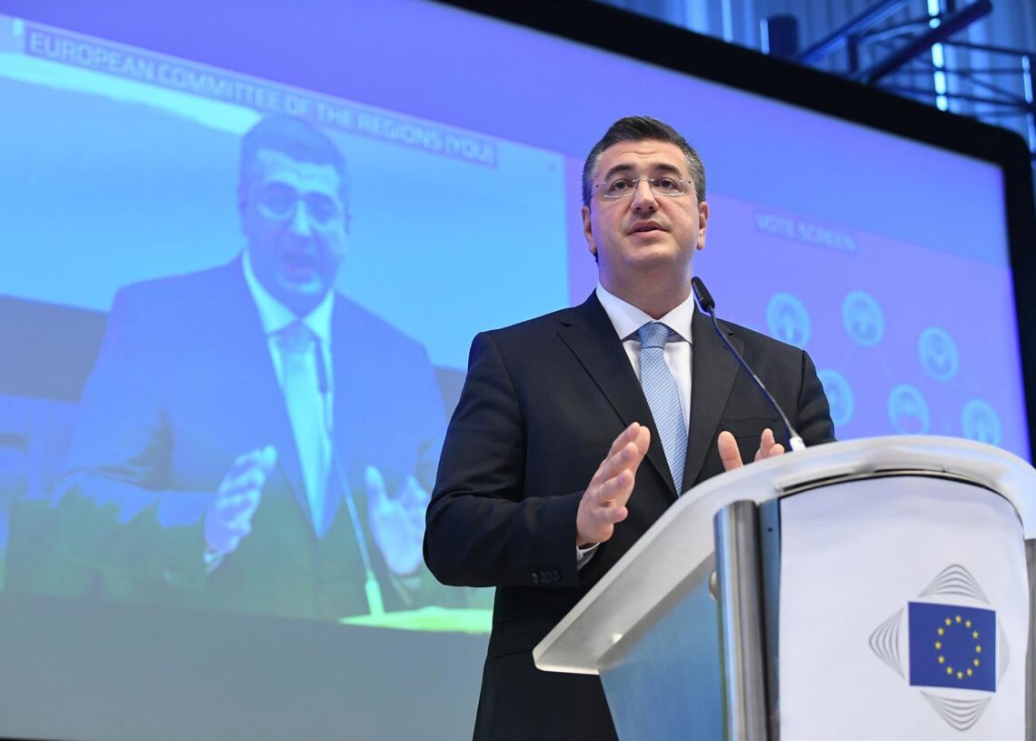 Archivo - El presidente del Comité Europeo de las Regiones, ?Apostolos Tzitzikostas, interviene en la 146º sesión plenaria del Comité Europeo de las Regiones, a 12 de octubre en Bruselas (Bélgica).EUROPEAN UNION / JOHN THYS - Archivo