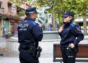 Archivo - Policía Local de Leganés, el 18 de octubre de 2023.AYUNTAMIENTO DE LEGANÉS - Archivo