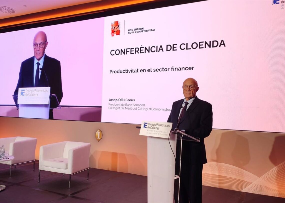 El presidente de Banco Sabadell, Josep OliuEUROPA PRESS