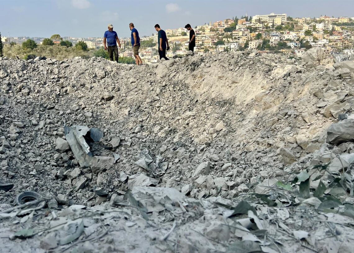 Ataque israelí en el sur de LíbanoAli Hashisho / Xinhua News / ContactoPhoto