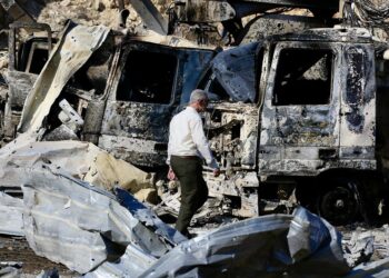 Imagen de archivo de los escombros tras un ataque de Israel contra Líbano.Europa Press/Contacto/Ali Hashisho