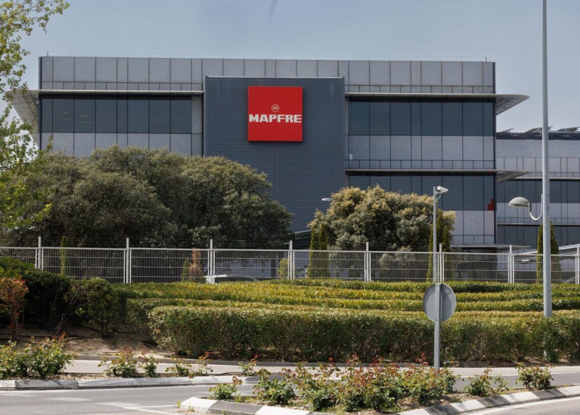 Archivo - Fachada de la sede de Mapfre, a 10 de abril de 2023, en Madrid (España). Eduardo Parra - Europa Press - Archivo