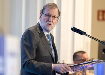El expresidente del Gobierno, Mariano Rajoy, durante un desayuno informativo de Fórum Europa, en el Real Casino Gran Círculo de Madrid, a 16 de octubre de 2025, en Madrid (España).Diego Radamés - Europa Press