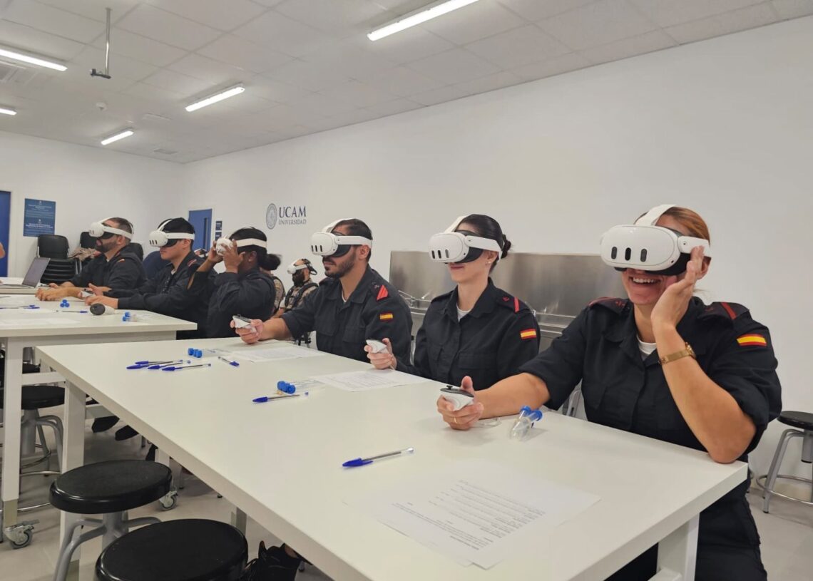 La UCAM pone la realidad virtual al servicio del Ejército para salvar vidasUCAM