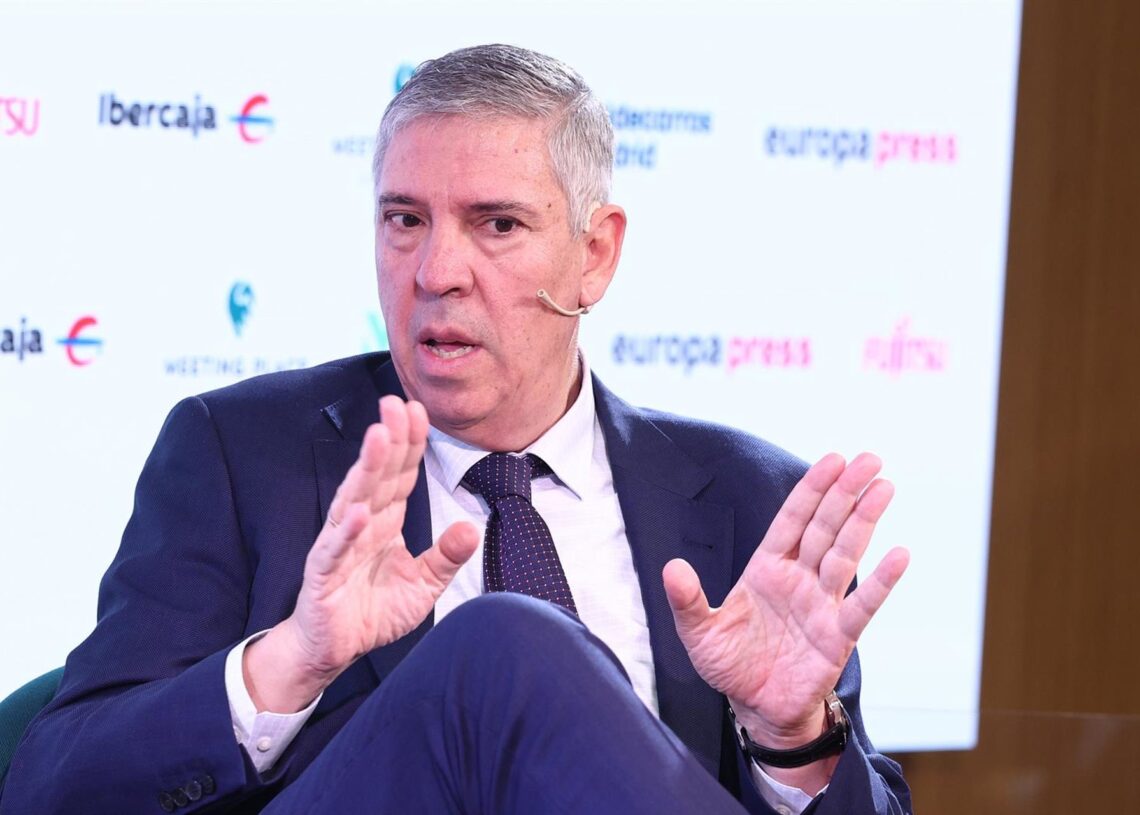 El presidente de IFEMA Madrid, José Vicente de los Mozos, durante un desayuno informativo en el Meeting Place, a 7 de noviembre de 2025, en Madrid (España).Eduardo Parra - Europa Press