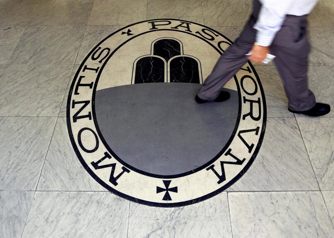 Archivo - Logo del banco italiano Monte dei Paschi di Siena (BMPS).EUROPA PRESS - Archivo