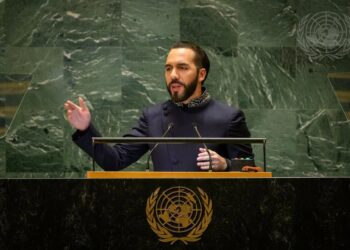 Archivo - El presidente de El Salvador, Nayib Bukele.NACIONES UNIDAS - Archivo