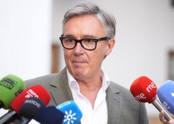 El portavoz del Grupo Parlamentario Vox en Andalucía, Manuel Gavira, en una imagen de archivo. Joaquin Corchero - Europa Press