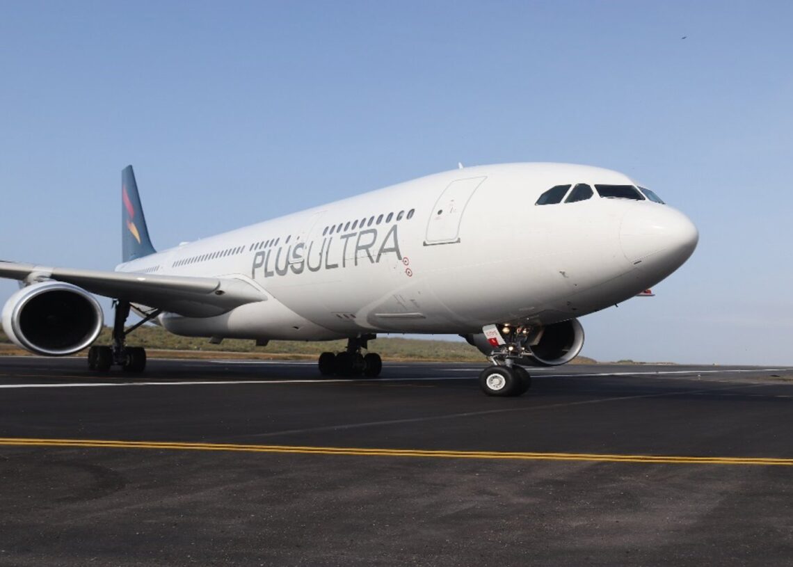 Archivo - Nuevo Airbus 330-200 de Plus Ultra.PLUS ULTRA - Archivo