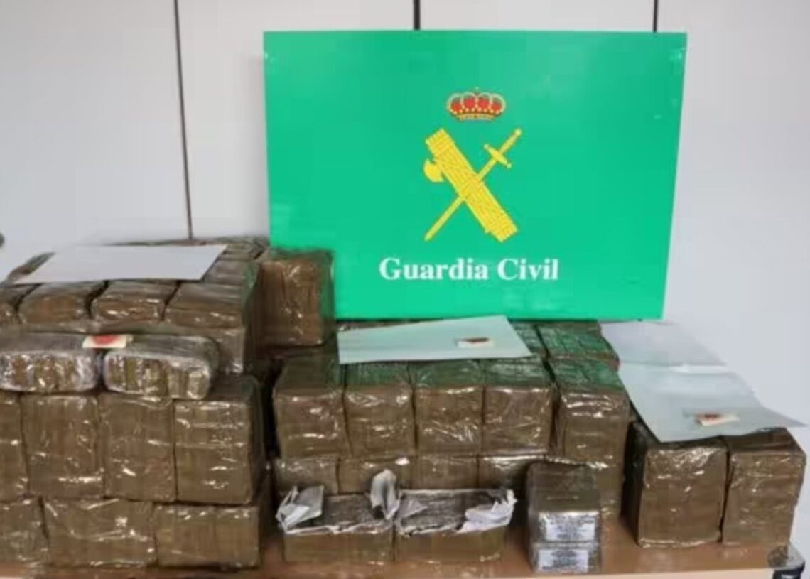 Hachís incautadoGUARDIA CIVIL