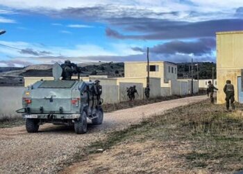 Archivo - Uso de Vamtac durante el ejercicio en el que han participado efectivos del Regimiento 'Garellano', de la BRI X.MINISTERIO DE DEFENSA - Archivo