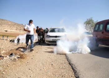 El Ejército israelí lanza gases lacrimógenos en Cisjordania, a 3 de octubre de 2025 (Imagen de archivo)Europa Press/Contacto/Mamoun Wazwaz