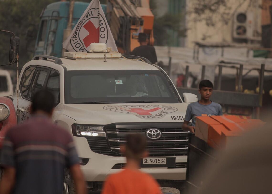 Un vehículo del Comité Internacional de la Cruz Roja (CICR) en el norte de la Franja de Gaza (archivo)Europa Press/Contacto/Hashem Zimmo
