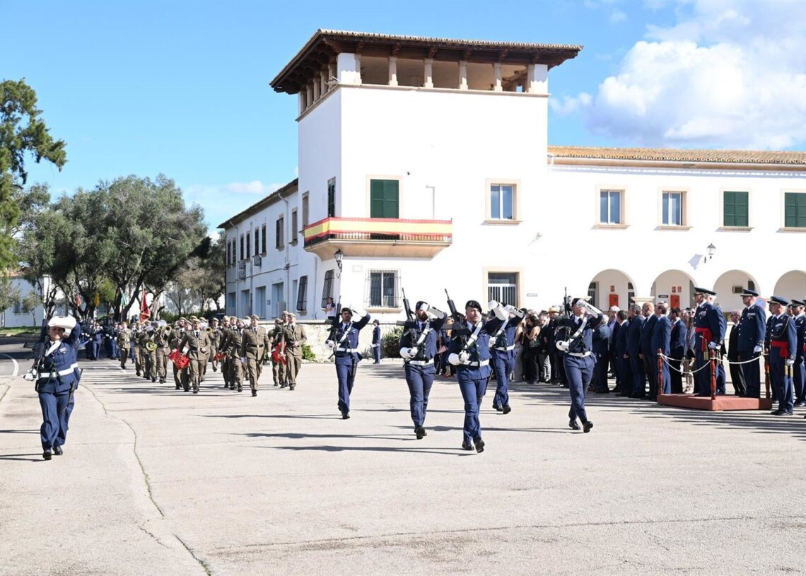 Desfile militar por el 75º aniversario de la base aérea de Son Sant Joan.EJÉRCITO DEL AIRE