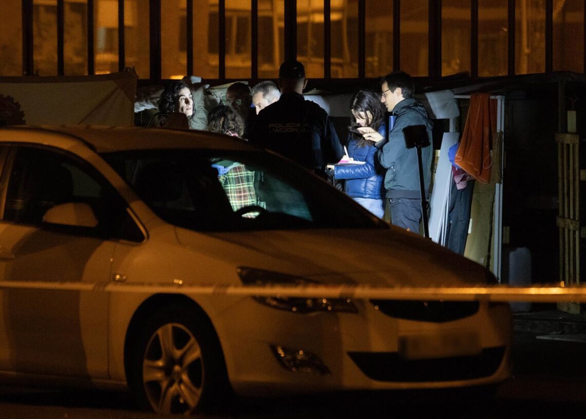Lugar del suceso, en la antigua estación de buses de Vigo.Adrián Irago - Europa Press