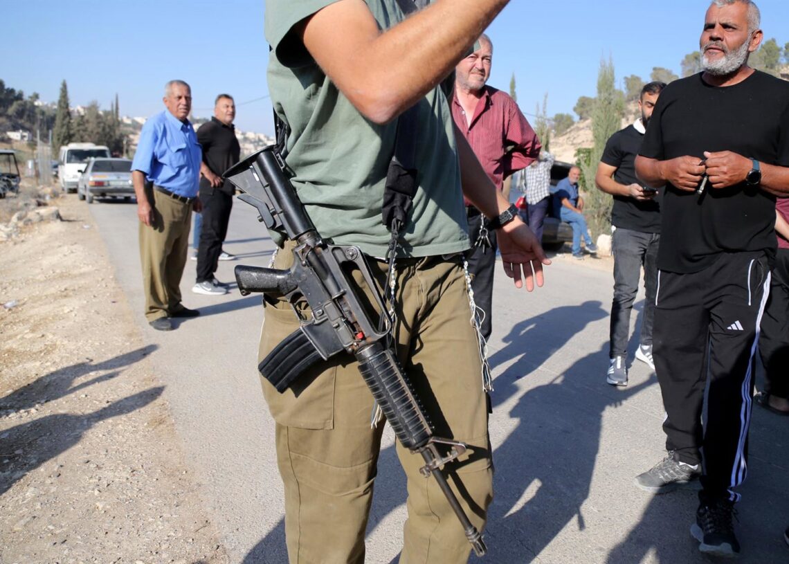 Imagen de archivo de una incursión de colonos israelíes en Cisjordania Europa Press/Contacto/Mamoun Wazwaz