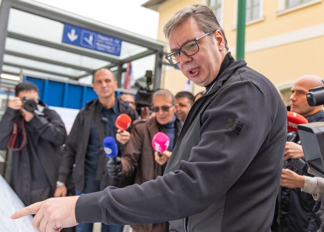 Archivo - El presidente de Serbia, Aleksandar Vucic Europa Press/Contacto/Wang Wei - Archivo