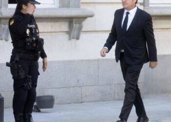 El fiscal general del Estado, Álvaro García Ortiz, durante la primera jornada del juicio que se celebra en su contra en el Tribunal Supremo, a 3 de noviembre de 2025, en Madrid (España).Eduardo Parra - Europa Press