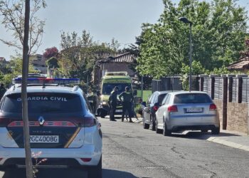 Archivo - Lugar del suceso en la urbanización Medina Azahara en Chiloheches.EUROPA PRESS - Archivo