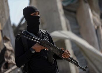 Miembro de las Brigadas Al Qassam.Europa Press/Contacto/Omar Ashtawy