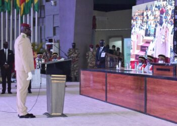 Archivo - El líder golpista de Guinea, Mamady Doumbouya Europa Press/Contacto/Xinhua - Archivo