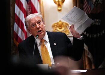 El presidente de Estados Unidos, Donald Trump Europa Press/Contacto/Aaron Schwartz - Pool via CN